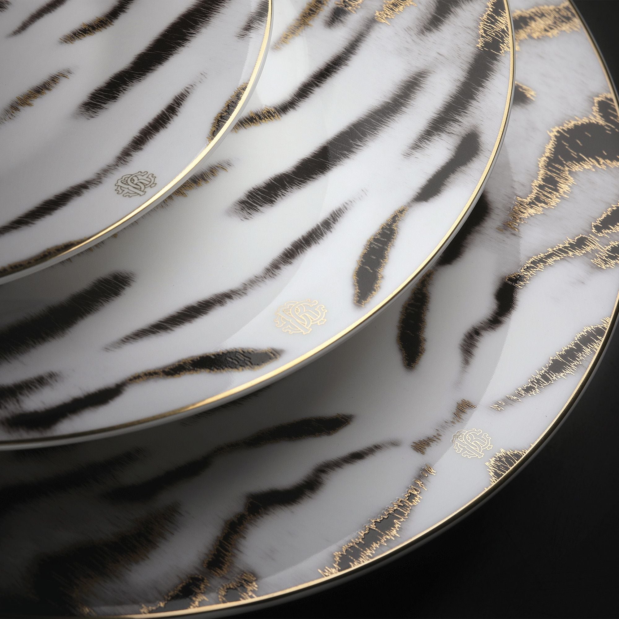 ROBERTO CAVALLI - PIATTO PIANO/DINNER PLATE - Ø 27.5 CM - SET 6 PZ